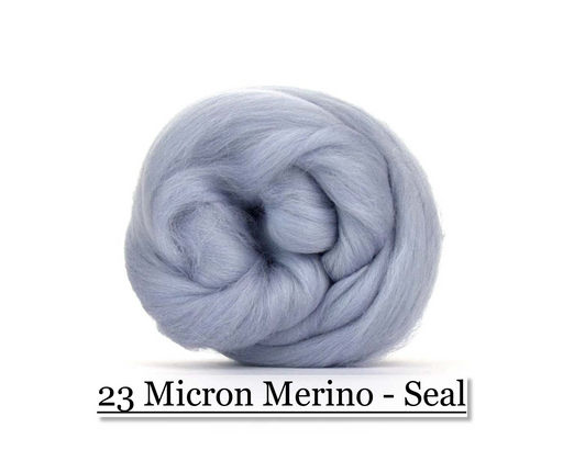Seal -  Merino Wool Top - 23 Micron - Cupid Falls Farm