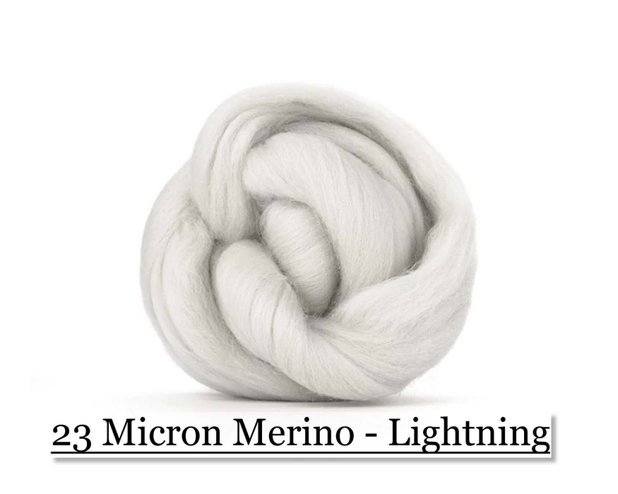 Lightning -  Merino Wool Top - 23 Micron - Cupid Falls Farm