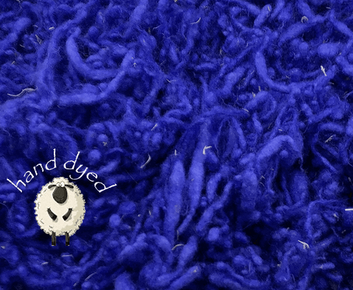 Hyacinth - Wool Slubs - Hand Dyed- 1 Ounce - Cupid Falls Farm