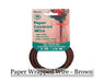 Paper wrapped wire - Brown - Cupid Falls Farm