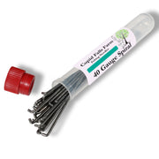 40 gauge spiral felting needles — fine spiral needle for late-stage surface refinement with minimal tracking