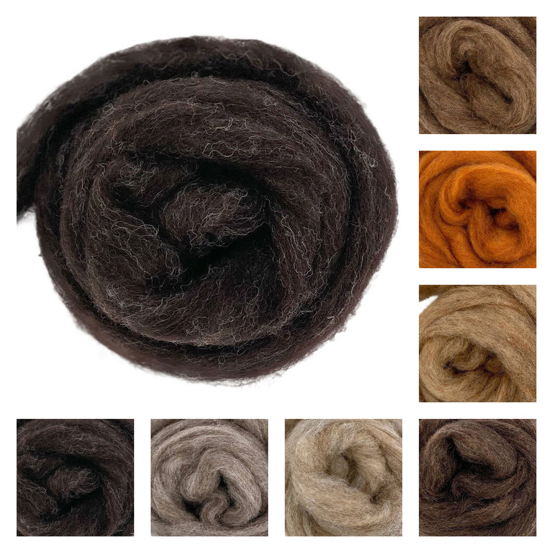 Badger - Bulky Corriedale Wool - Woodland Creatures Series