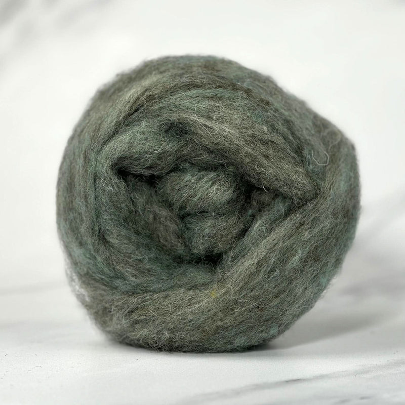 Cornish Sea Blue British Wool Sliver - 1, 2 or 4 oz