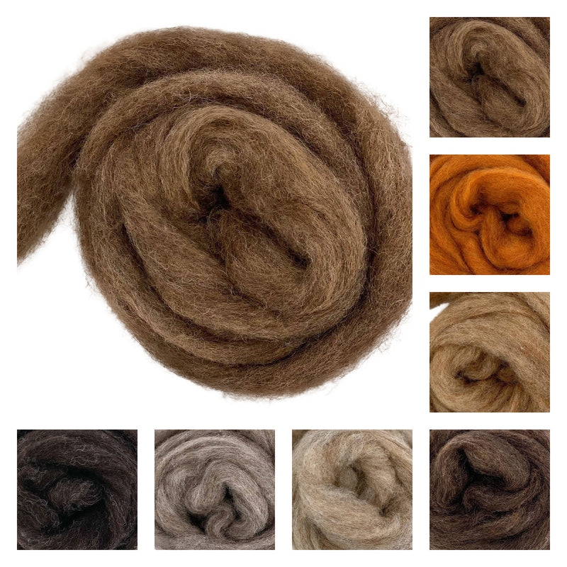 Deer - Bulky Corriedale Wool - Woodland Creatures Series - 16oz