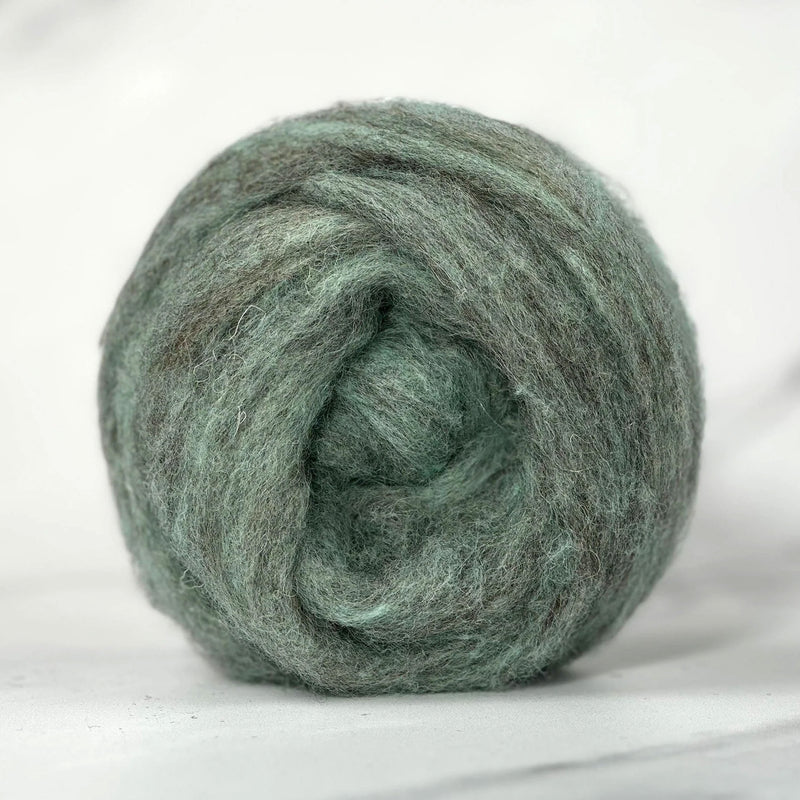 Devon Coast Blue British Wool Sliver - 1, 2 or 4 oz