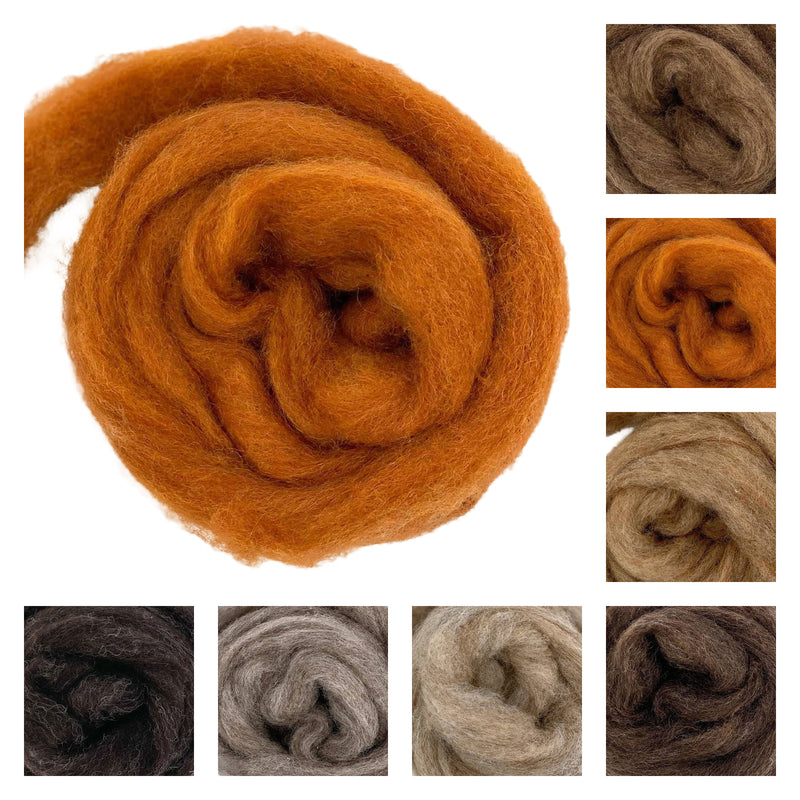 Fox - Bulky Corriedale Wool - Woodland Creatures Series - 16oz