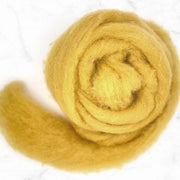 Ginger Pup - Pet Palette - Corriedale Wool Sliver - Cupid Falls Farm