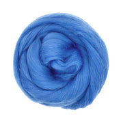 cornflower merino wool top 23 micron