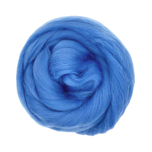 cornflower merino wool top 23 micron
