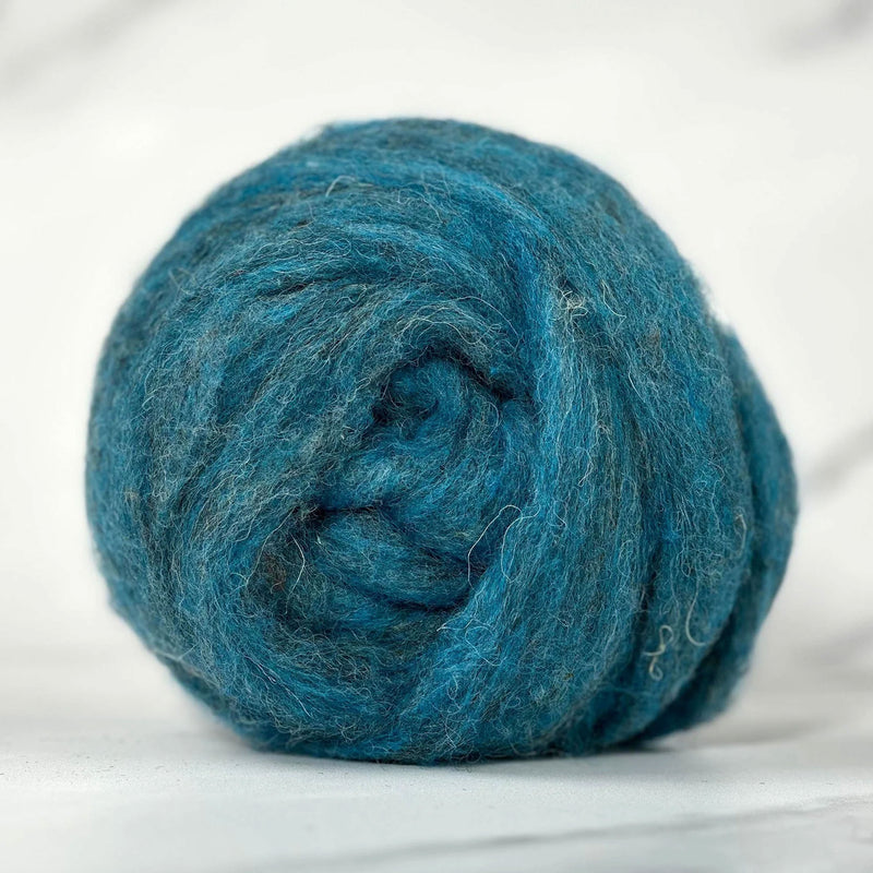 Riverboat Blue British Wool Sliver - 1, 2 or 4 oz