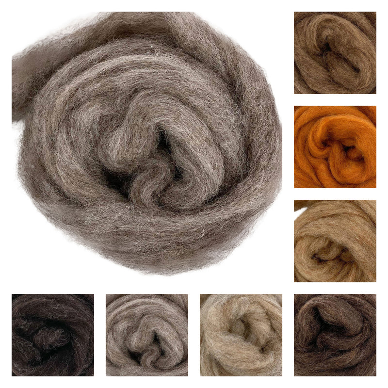 Squirrel - Bulky Corriedale Wool - Woodland Creatures Series - 16oz