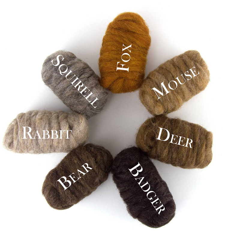 Woodland Series - Bulky Corriedale Wool - The Collection - Cupid Falls Farm