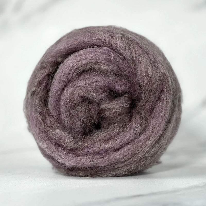Wisteria Purple British Wool Sliver - 8 oz