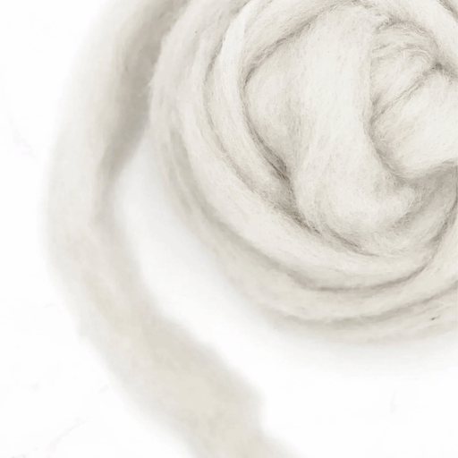 Chalk - Corriedale Sliver - 16oz - Cupid Falls Farm