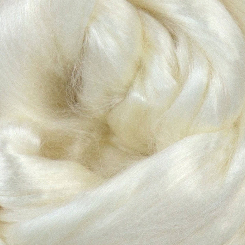 Extra Bleached Tussah Silk - 16 oz - Cupid Falls Farm