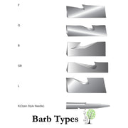 Felting Needle barb types - Cupid Falls Farm
