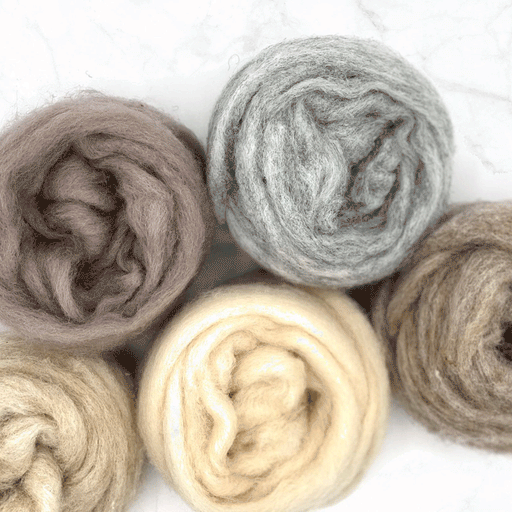 Muted Tones Corriedale Collection - Cupid Falls Farm