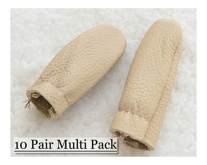 Needle Felting Finger Protectors, Finger Guards, Leather - 10 Pack - Cupid Falls Farm