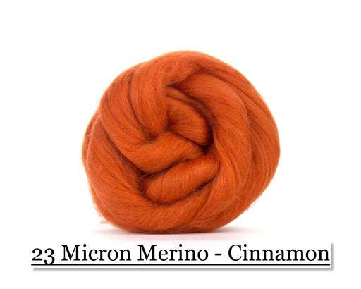 Cinnamon -  Merino Wool Top - 23 Micron - Cupid Falls Farm