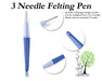 Multi Needle Felting Tool with 3 Needles - Cupid Falls Farm