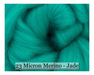 Jade -  Merino Wool Top - 23 Micron - Cupid Falls Farm