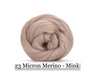 Mink -  Merino Wool Top - 23 Micron - Cupid Falls Farm