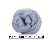 Seal -  Merino Wool Top - 23 Micron - Cupid Falls Farm