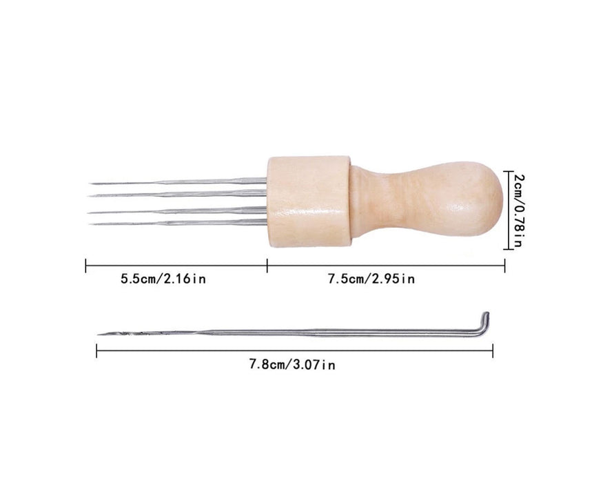 Wooden Felting Needle Holder - Needle Felting Tools - Felting Needle -  Needles for Felting
