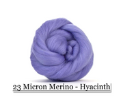Hyacinth -  Merino Wool Top - 23 Micron - Cupid Falls Farm