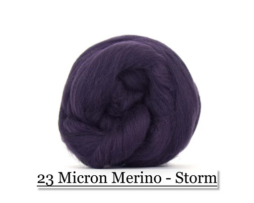 Storm -  Merino Wool Top - 23 Micron - Cupid Falls Farm