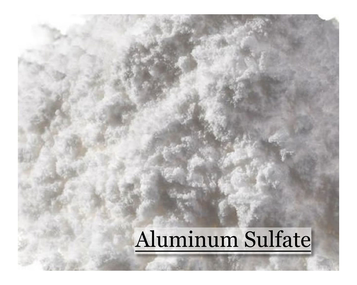 Aluminum sulfate clearance