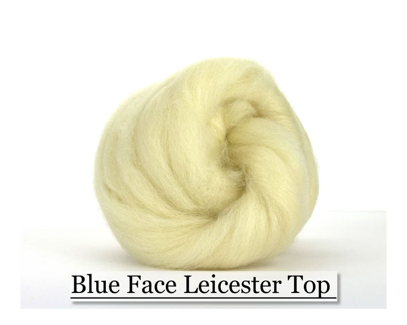 Blue Faced Leicester Top - 1, 2 or 4 oz size - Cupid Falls Farm
