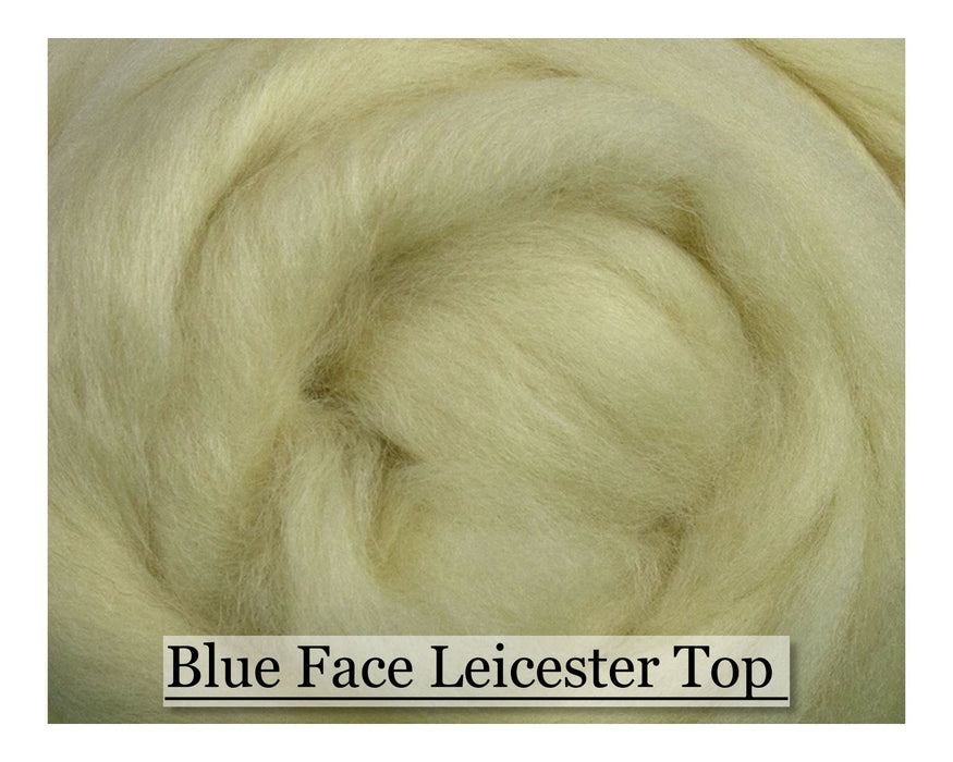 Blue Faced Leicester Top - 1, 2 or 4 oz size - Cupid Falls Farm
