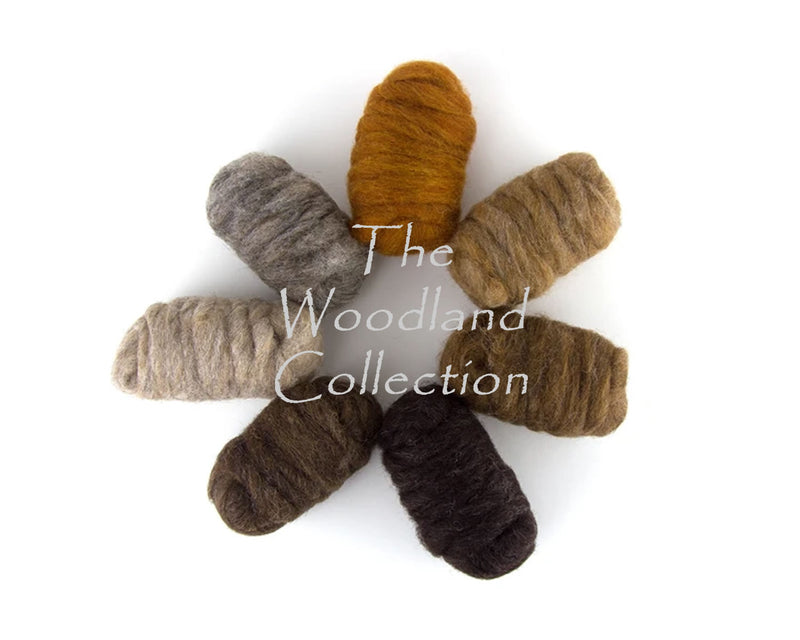 Woodland Series - Bulky Corriedale Wool - The Collection - Cupid Falls Farm