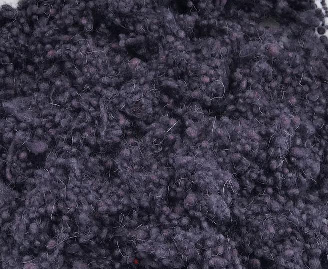 Hand Dyed Wool Nepps - Purple Haze - Cupid Falls Farm