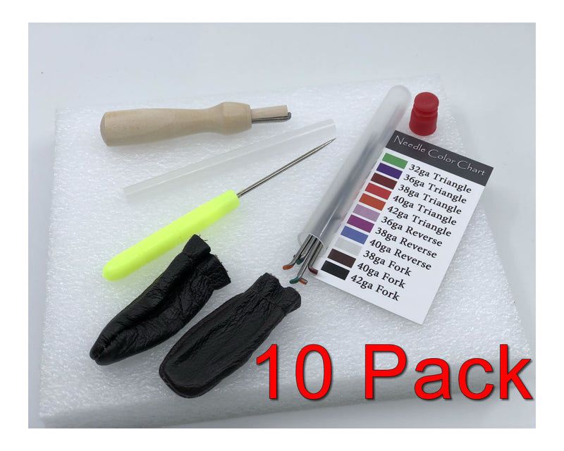 Starter Needle Felting Kit - 10 Pack - Cupid Falls Farm
