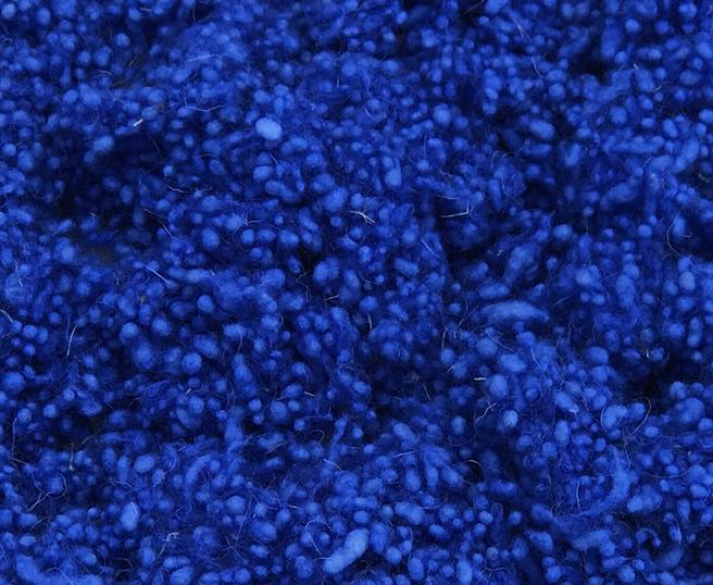 Hand Dyed Wool Nepps - Alpine Blue - 1oz - Cupid Falls Farm