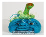 Blue Face Pumpkin Needle Felting Refill Supply Kit - Cupid Falls Farm