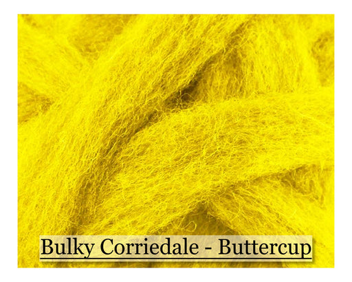 Buttercup - Corriedale Wool Roving - Corriedale Wool Sliver - 16oz - Cupid Falls Farm