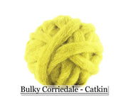 Catkin - Corriedale Wool Roving - Corriedale Wool Sliver - 8oz - Cupid Falls Farm