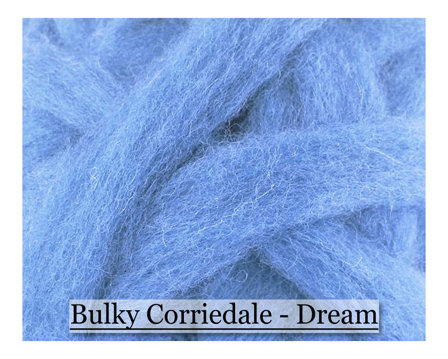 Dream - Corriedale Wool Roving - Corriedale Wool Sliver - Cupid Falls Farm
