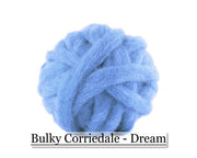 Dream - Corriedale Wool Roving - Corriedale Wool Sliver - 16oz - Cupid Falls Farm