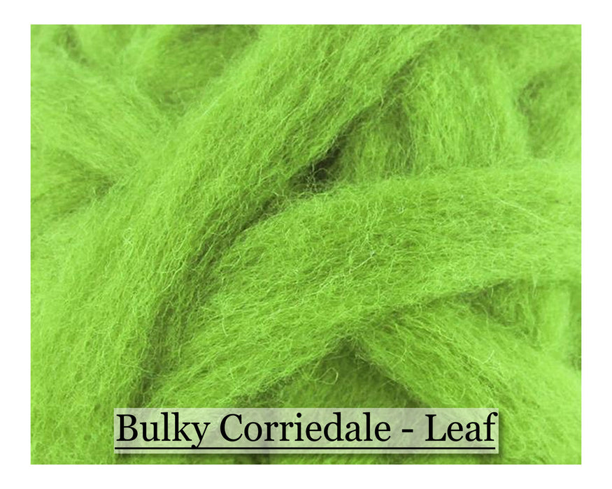 Leaf - Corriedale Wool Roving - Corriedale Wool Sliver - 16oz - Cupid Falls Farm