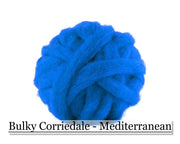 Mediterranean - Corriedale Wool Roving - Corriedale Wool Sliver - Cupid Falls Farm
