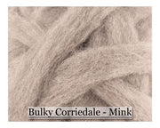 Mink - Corriedale Wool Roving - Corriedale Wool Sliver - Cupid Falls Farm