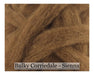 Sienna - Corriedale Wool Roving - Corriedale Wool Sliver - Cupid Falls Farm