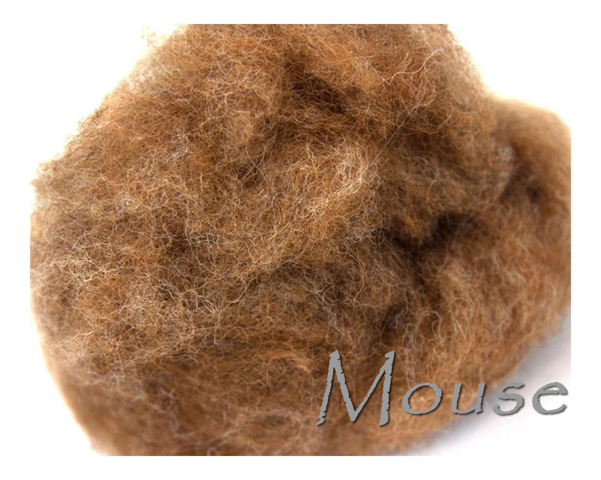 Mouse - Bulky Corriedale Wool - Woodland Series - Cupid Falls Farm