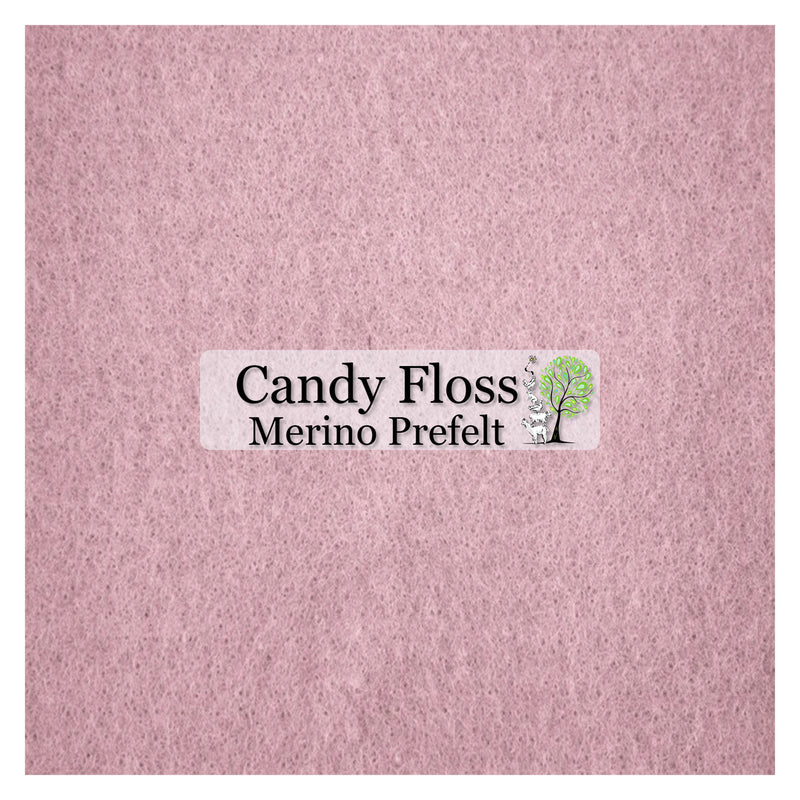 Merino Pre-Felt - Candy Floss - Cupid Falls Farm