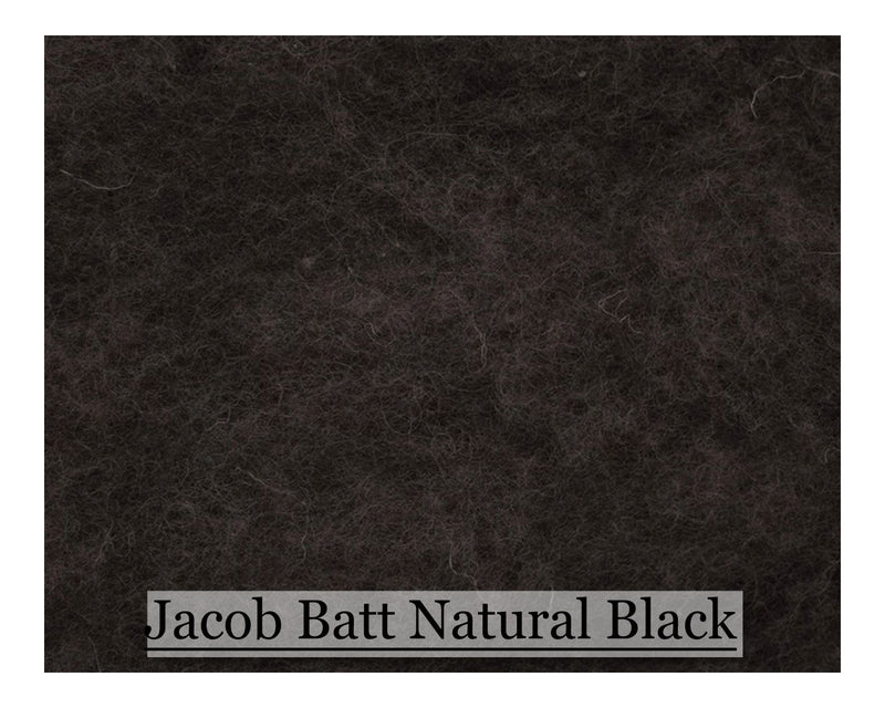 Jacob Batt - Natural Black - 200 grams - Cupid Falls Farm