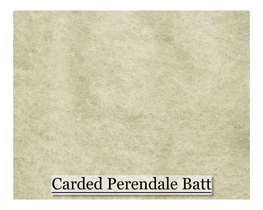 Perendale Batt - Natural White - 200 grams - Cupid Falls Farm